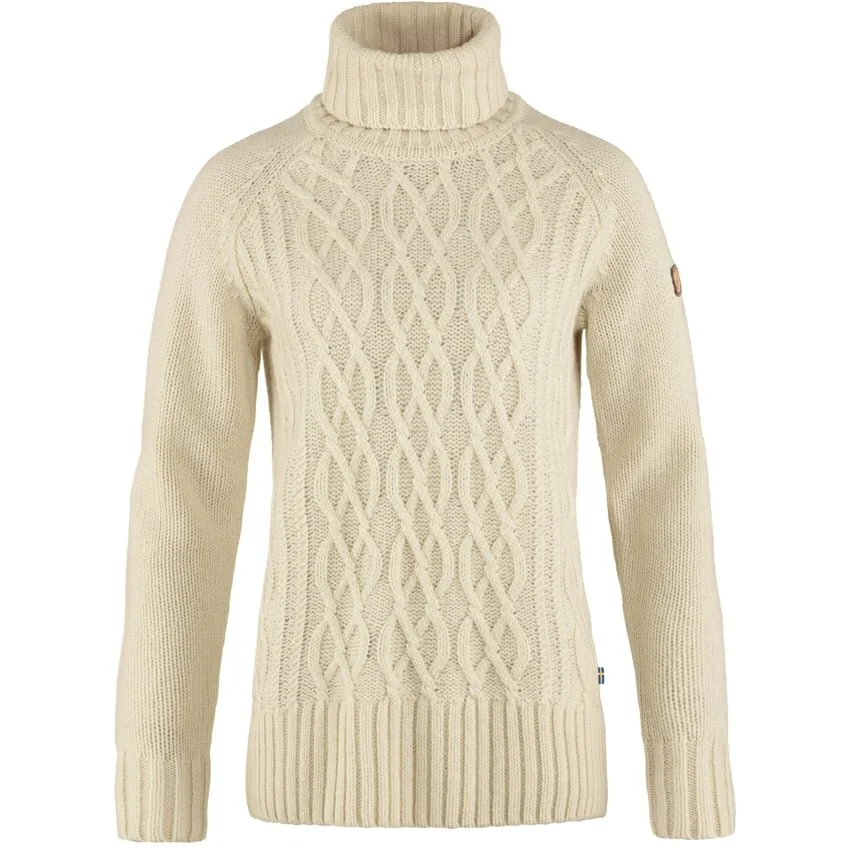 Ovik Cable Knit Roller Neck W - Bild 2