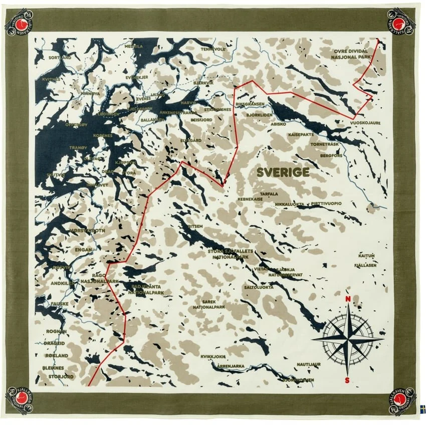 Swedish Classic Map Scarf - Bild 2
